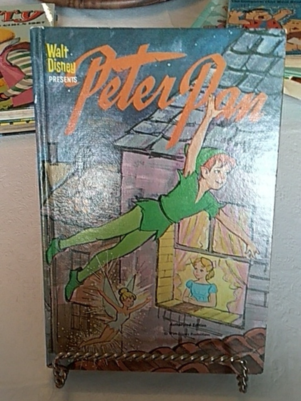 Disney Peter Pan Kids Book Vintage Hardcover